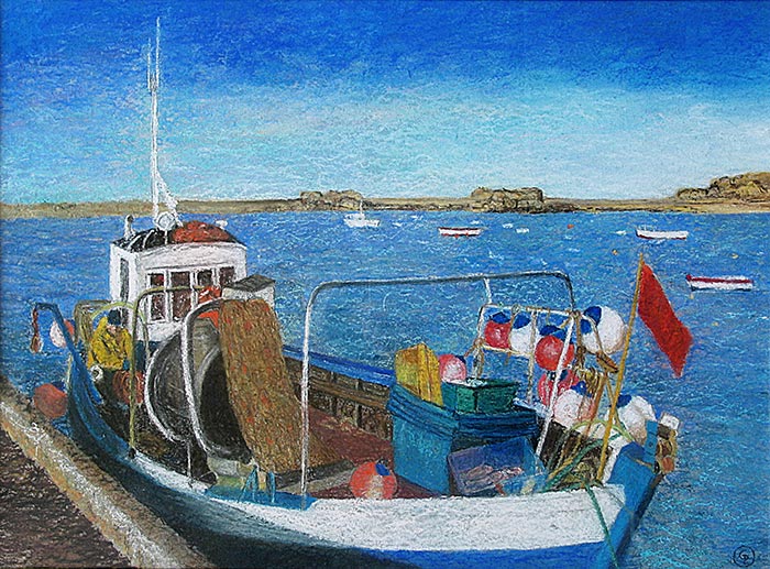 © Pierrick GIRAULT - Au port de Plouescat 50 x 70 cm