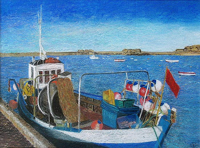 © Pierrick GIRAULT - Au port de Plouescat 50 x 70 cm