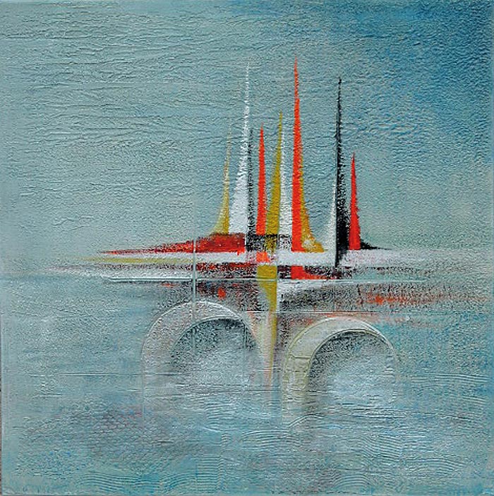 © Pierrick GIRAULT Le pont 50 x 50 cm