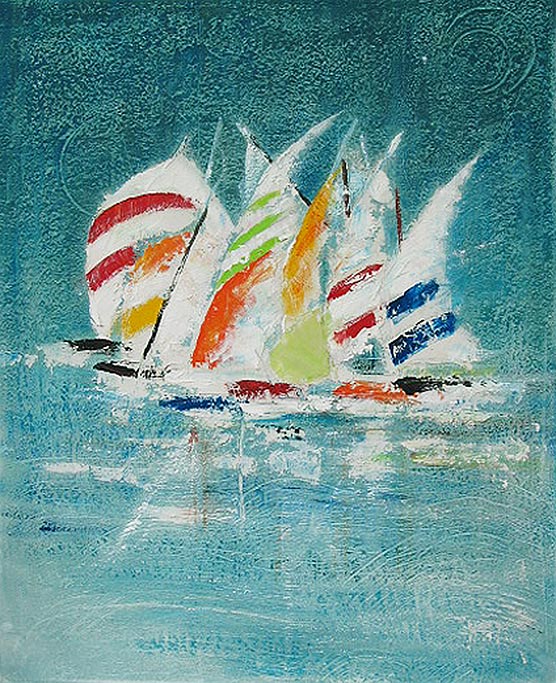 © Pierrick GIRAULT Virement de bouée 30 x 41 cm