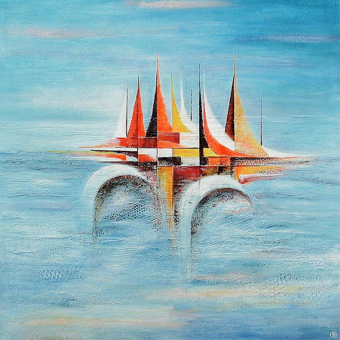 © Pierrick GIRAULT Réflexion 0215 90 x 90 cm