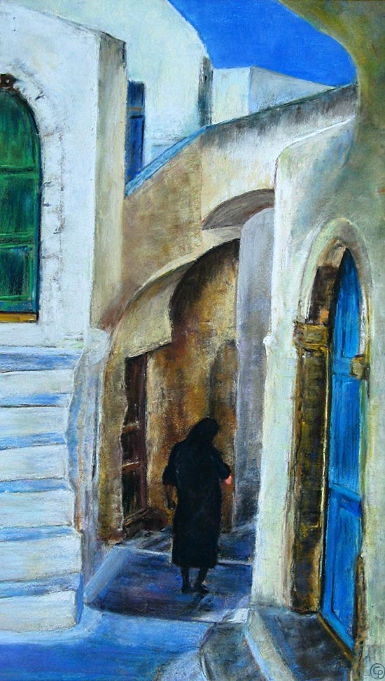 © Pierrick GIRAULT - pastel - Passage 30 x 55 cm