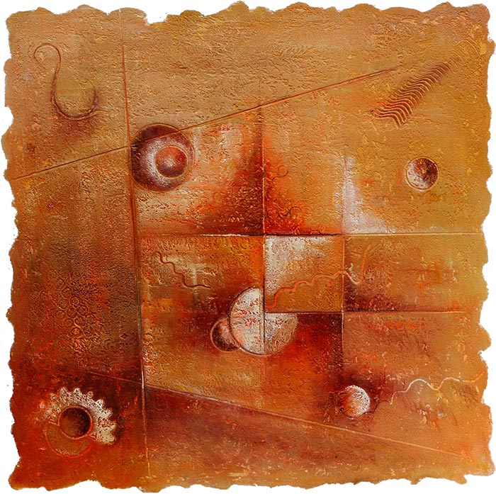 © Pierrick GIRAULT Variation XIX 60 x 60 cm